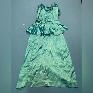 All That Jazz Vintage Y2K Teal Dress